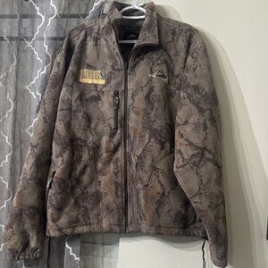 Natural Gear Camo Fleece Jacket size Large